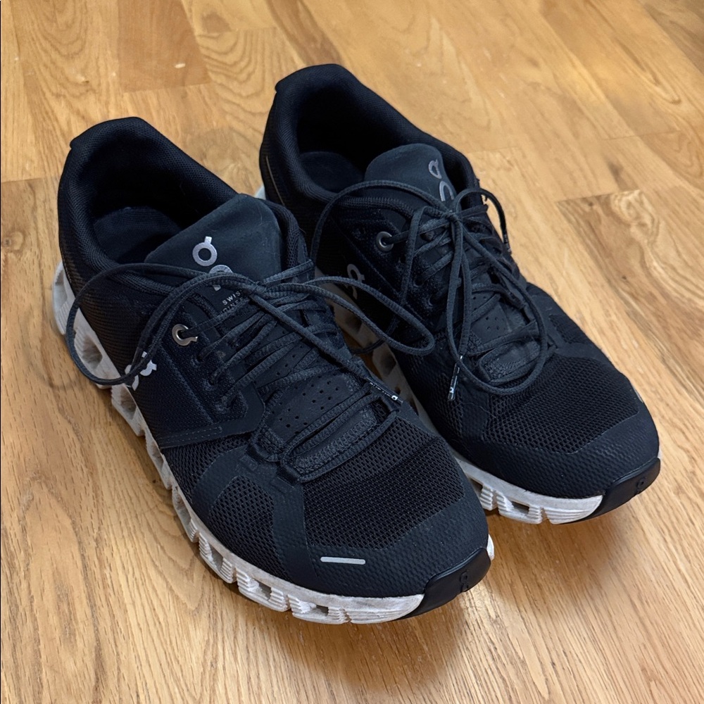 On Running Black and White Women's Sneakers